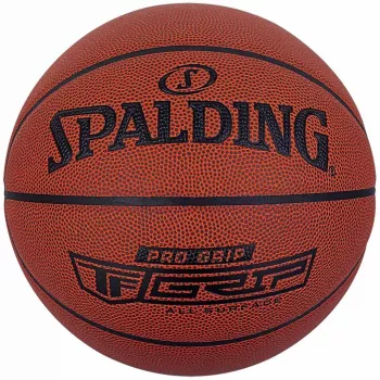 Spalding Pro Grip Basketball Size 7 – Indoor/Outdoor Composite Leather, Deep Channel, 8-Panel