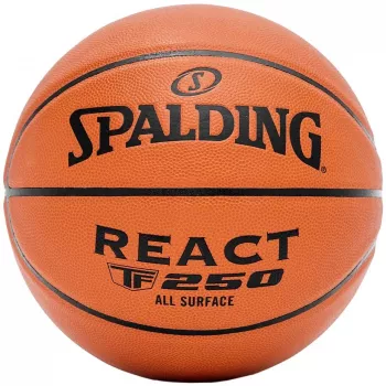 Spalding React TF-250 Basketball Size 5 Brown 76803Z