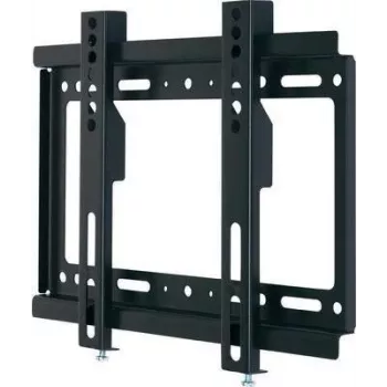 SpeaKa Professional 1089871 Fixed Wall Mount for 23-42 inch TVs up to 30 kg, VESA 200x200, Black