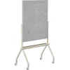 SpeaKa Professional Glass Magnetic Whiteboard SP-SMW-002 90.7x110.7 cm White/Grey with Magnets & Tray SP-14124296