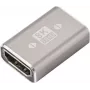 SpeaKa Professional SP-11301992 HDMI Adapter Female to Female 8K 60Hz 4K 120Hz Aluminium Grey