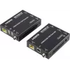 SpeaKa Professional SP-11562928 HDMI Extender Set PC-controllable 4K@60Hz 70m CAT6 Black