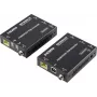 SpeaKa Professional SP-11562928 HDMI Extender Set PC-controllable 4K@60Hz 70m CAT6 Black