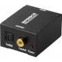 SpeaKa Professional SP-ATDAC-100 Analog to Digital Audio Converter RCA to Toslink & Coaxial 24-bit/48kHz Black SP-13904368