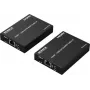 SpeaKa Professional SP-HDE-350 HDMI KVM Extender over Network Cable RJ45 with Keyboard and Mouse Support, 120 m, Full HD 1080p SP-12774724