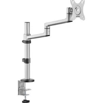 SpeaKa Professional SP-MM-1060 Single Monitor Desk Mount for 17-32 Inch Screens, Aluminium, Full Motion Height Adjustable, VESA 75/100, 9kg, Black SP-14376400