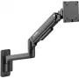SpeaKa Professional SP-MM-990 Full-Motion Wall Mount for 17 inch-49 inch Monitors, Height Adjustable, Tilt & Swivel, VESA up to 200x200, 20 kg, Black SP-12358884