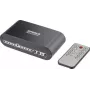 SpeaKa Professional SP-SW-200 4x2 Toslink Switch with Remote Control, Aluminum Housing
