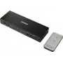 SpeaKa Professional SP-SWAP-500 2-Port HDMI KVM Matrix Switch with Audio, 4K UHD, USB 2.0 Hub, Metal, Black SP-13904372