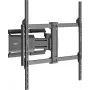 SpeaKa Professional SP-TVM-1400 Full-Motion TV Wall Mount for 50 inch-100 inch Screens, 75 kg, VESA 200x200 to 900x600, Tilt & Swivel, Black SP-14131064