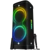 Speaker Party Box SVEN PS-1250, Black (300W, TWS, IPx4, Bluetooth, FM, USB, microSD, LED Display, 13500mAh)