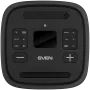 Speaker Party Box SVEN PS-1250, Black (300W, TWS, IPx4, Bluetooth, FM, USB, microSD, LED Display, 13500mAh)