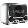 Speaker SVEN SRP-150, Gray (3W, Bluetooth, FM/AM/SW, USB, microSD, Flashlight, Battery)