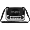 Speaker SVEN SRP-150, Gray (3W, Bluetooth, FM/AM/SW, USB, microSD, Flashlight, Battery)