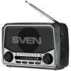 Speaker SVEN SRP-150, Gray (3W, Bluetooth, FM/AM/SW, USB, microSD, Flashlight, Battery)