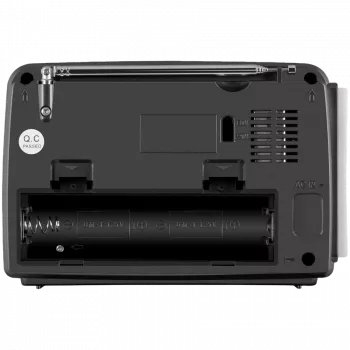Speaker SVEN SRP-150, Gray (3W, Bluetooth, FM/AM/SW, USB, microSD, Flashlight, Battery)