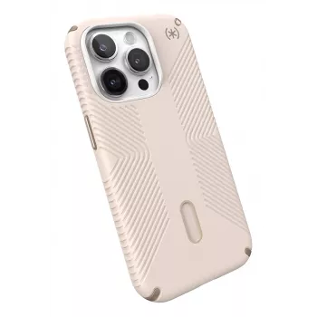Speck Presidio2 Grip ClickLock & Magsafe for iPhone 15 Pro (Bleached Bone / Heirloom Gold / Hazel Brown)