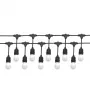 SPECTRUM GIRLND 10M 10XE27 WOJ+14342 CMB - 10m Outdoor String Lights, 10x E27 Sockets, IP44, Black