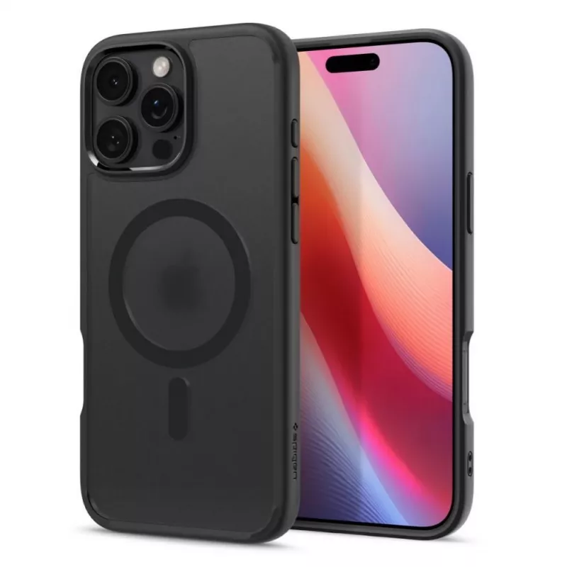 Spigen Ultra Hybrid Mag Case with MagSafe for iPhone 16 Pro - Black