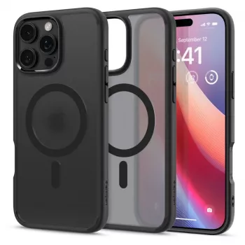 Spigen Ultra Hybrid Mag Case with MagSafe for iPhone 16 Pro - Black