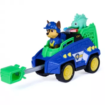 SPINMASTER Paw Patrol: The Dino Movie - Chase's Dino Rescue Cruiser