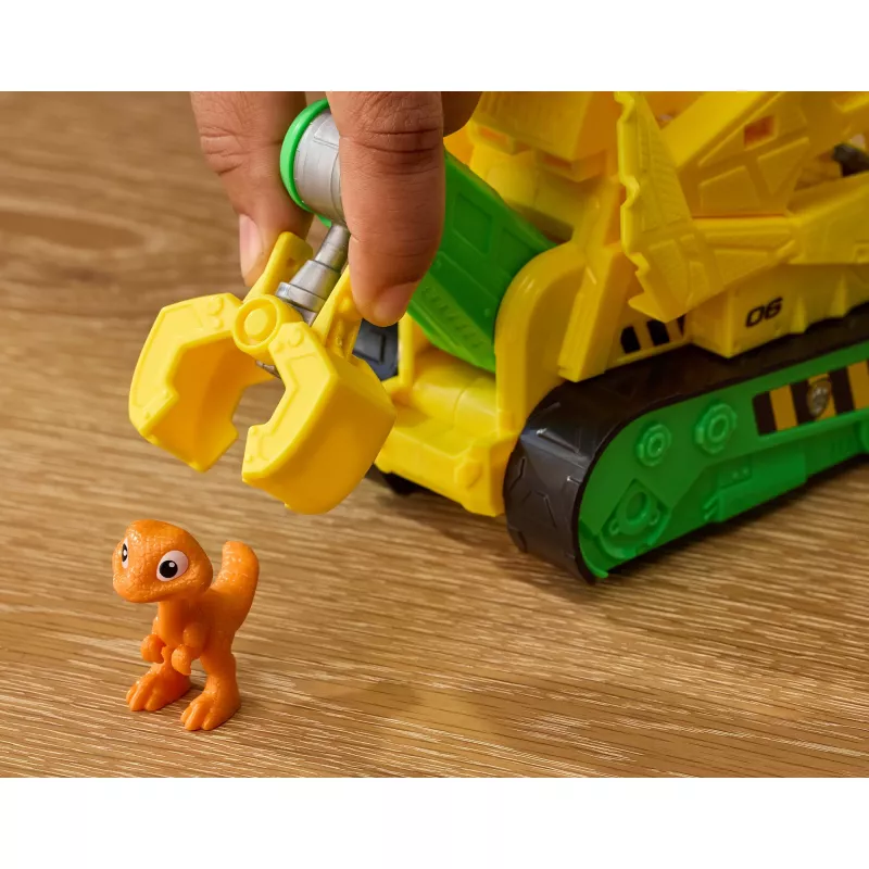 SPINMASTER Paw Patrol: The Dino Movie - Rubble's Dino Rescue Bulldozer
