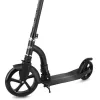 Spokey Agent 929389 Kids Scooter - Aluminum Frame, 120mm PU Wheels, ABEC-5 Bearings, Foldable, 3-Height Adjustable, Max 50kg, Red