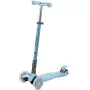 SPOKEY Plier 3-Wheel Balance Scooter for Kids, Blue, Lean-to-Steer, LED Wheels, Adjustable Handlebar 62-72 cm, Max 50 kg