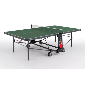 Sponeta S 4-72e Outdoor Table Tennis Table with Net, 5 mm Melamine Surface, Green