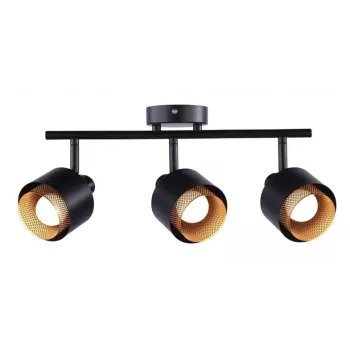 Spot Light Gote 3XE14 - Matte Black 3-Light Ceiling Spotlight, E14, Adjustable Heads, Indoor