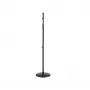 SSQ MS2 Straight Microphone Stand - Black, 900-1600 mm, Round Cast Iron Base