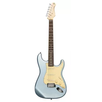 Stagg SES-30 IBM Electric Guitar - Ice Blue Metallic