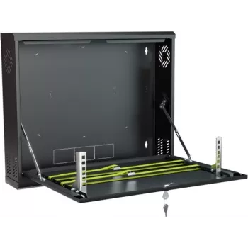 STALFLEX CR19-2U-130-B Wall Mount Rack 2U 19-inch 130mm Depth Black