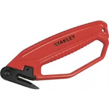 STANLEY 0-10-244 Safety Film Cutter with Concealed Blade and Tape Splitter