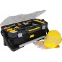 STANLEY 19 Tool Box with Organizer STST1-70317 – 30.5L High-Impact Polypropylene, Black/Yellow