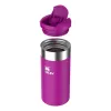STANLEY 1913 AeroLight Transit Mug 0.35L Purple - Thermos Double Wall Vacuum Insulated Travel Mug, Leak-Proof DrinkLock Lid, 6h Hot / 12h Cold, Ultra-Lightweight Stainless Steel