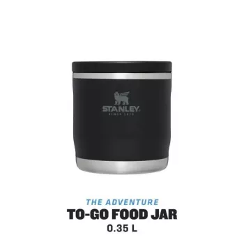 STANLEY Adventure To-Go Vacuum Insulated Food Jar 0.35L Black