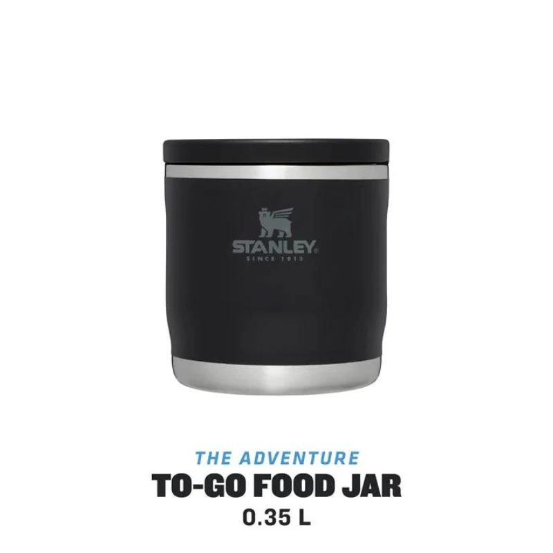 STANLEY Adventure To-Go Vacuum Insulated Food Jar 0.35L Black