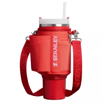 STANLEY All-Day Quencher Carry-All Carrying Case for 1.18L Thermo Mug with Straw, Coral Red-Orange