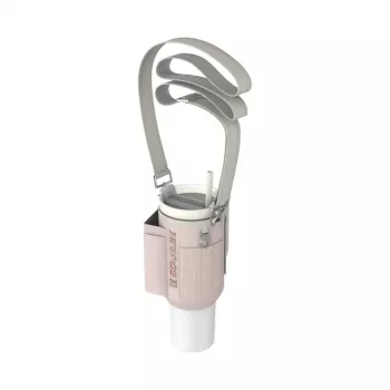 STANLEY All-Day Quencher Carry-All Protective Carrying Case for 1.18L Thermos Mug with Straw, Light Pink
