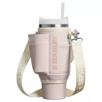 STANLEY All-Day Quencher Carry-All Protective Carrying Case for 1.18L Thermos Mug with Straw, Light Pink