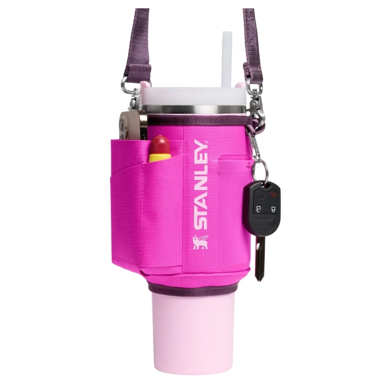 STANLEY Carrying Case for Thermos Mug with Straw The All-Day Quencher Carry-All 1.18L Purple