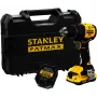STANLEY Cordless Drill Driver (SFMCD714D1T-QW), 18V (Black/Yellow, Li-Ion Battery 2.0Ah, Pro-Stack Kit Box)