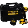 STANLEY Cordless Impact Drill (SFMCD716D1T-QW), 18V (Black/Yellow, Li-Ion Battery 2.0Ah, Pro-Stack Case)