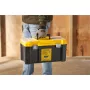 STANLEY Essential 19-Inch Toolbox with Organizers, Black/Yellow