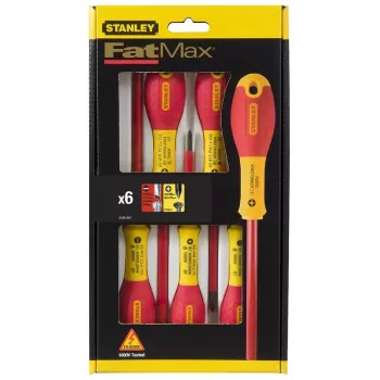 Stanley FATMAX 6 Piece Insulated Slotted Phillips Set