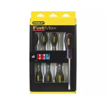 STANLEY FatMax 7-Piece Screwdriver Set with Slotted, Phillips and PoziDriv Tips