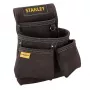 Stanley FatMax Belt Pouch with 3 Compartments and Tape Holder, Black/Yellow