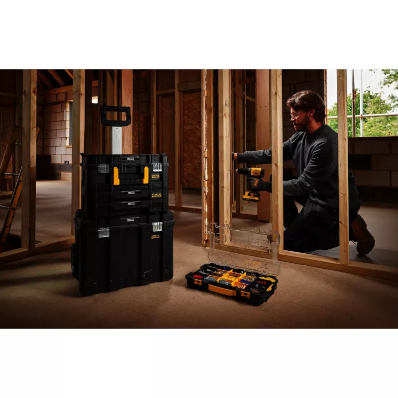 Stanley FatMax Pro-Stack FMST17838-1 Flat Organizer 20 Compartments Stackable