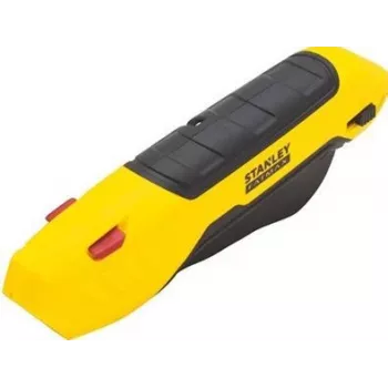 STANLEY FatMax Retractable Safety Knife with Plier Grip, Die-Cast Metal Handle, Tool-Free Blade Change, 1 Blade Included (FMHT10370-0)